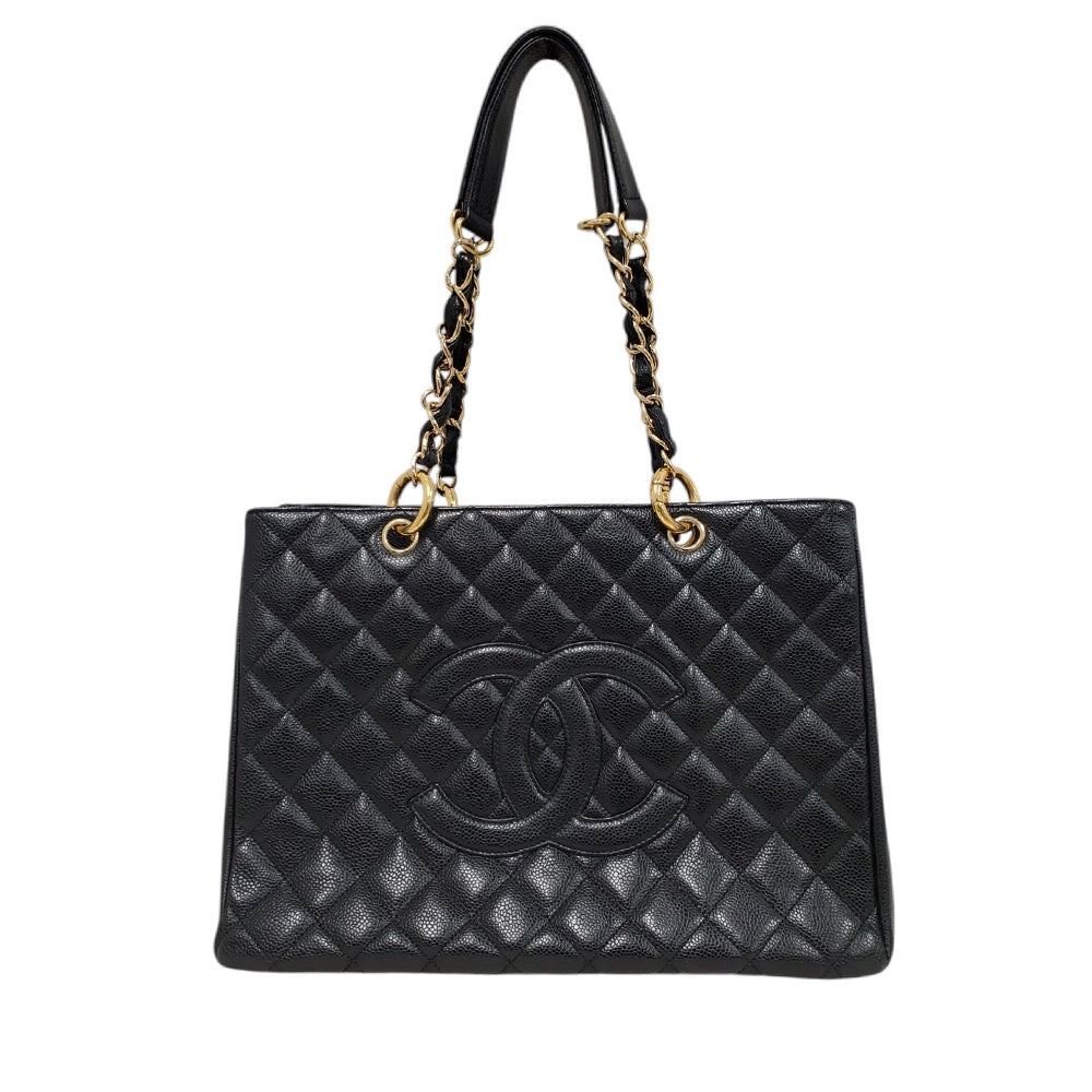 シャネル CHANEL キャビアスキン GSTチェーントートバッグ A50995
