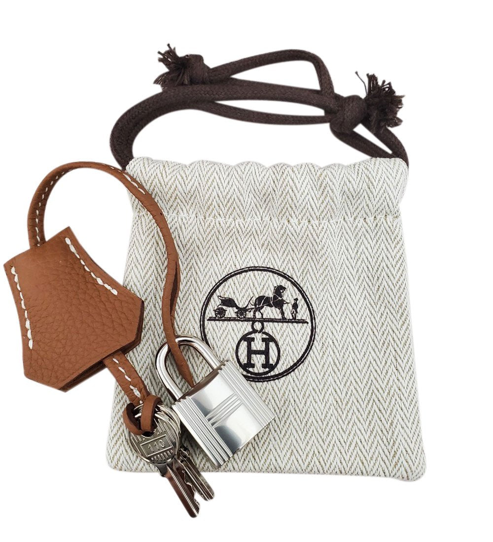 Hermes Birkin 25 Gold Togo W Engraved Silver Hardware