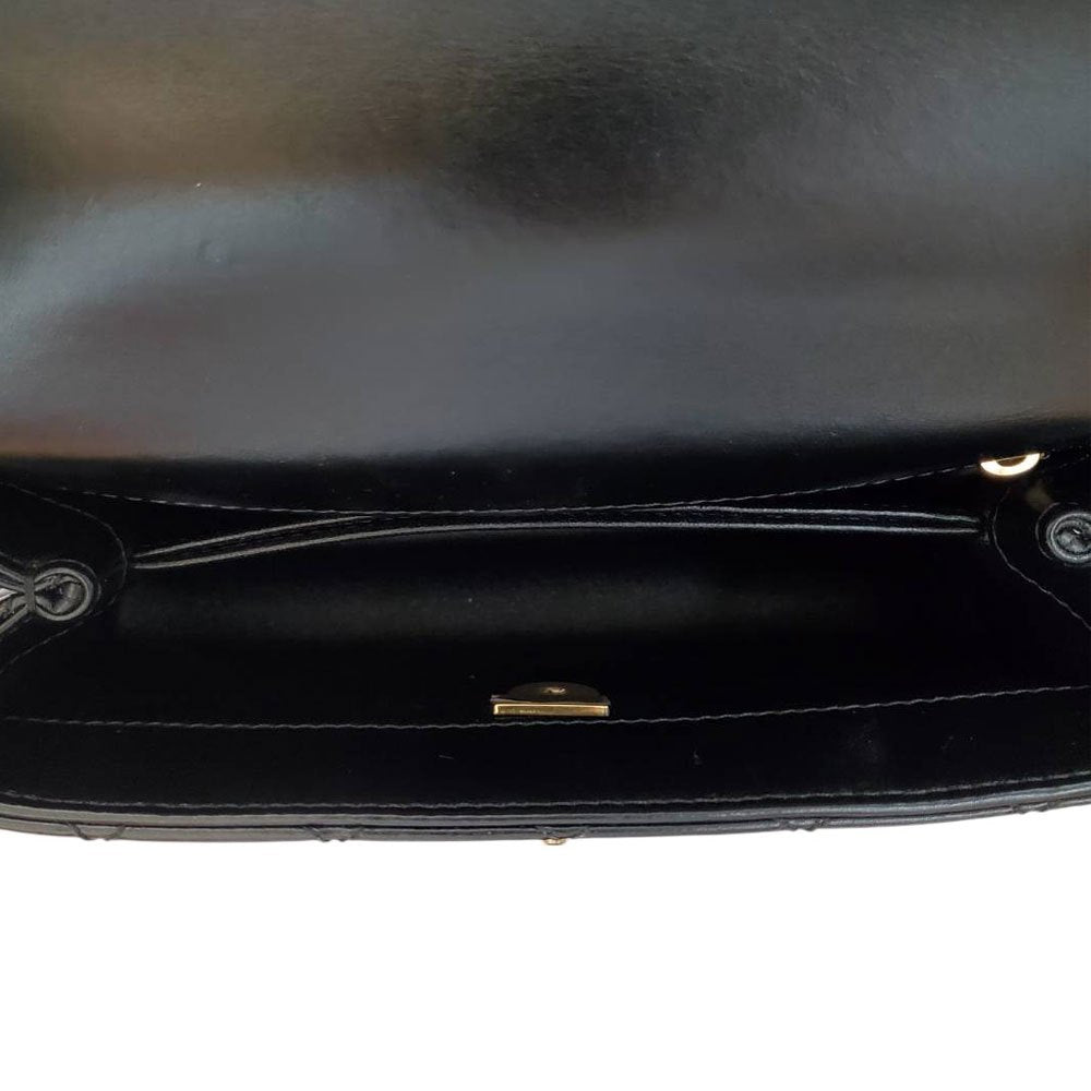 シャネル CHANEL カーフスキン ココハンドル 24XS ブラック