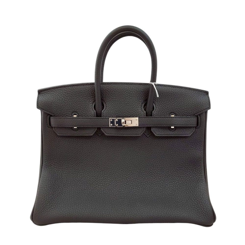 エルメス HERMES バーキン25 ノワール トゴ C刻印 SV金具