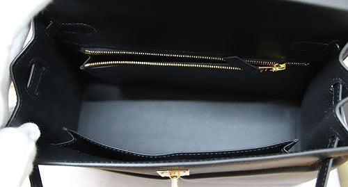 Hermes Kelly 25 Padded Swift Noir