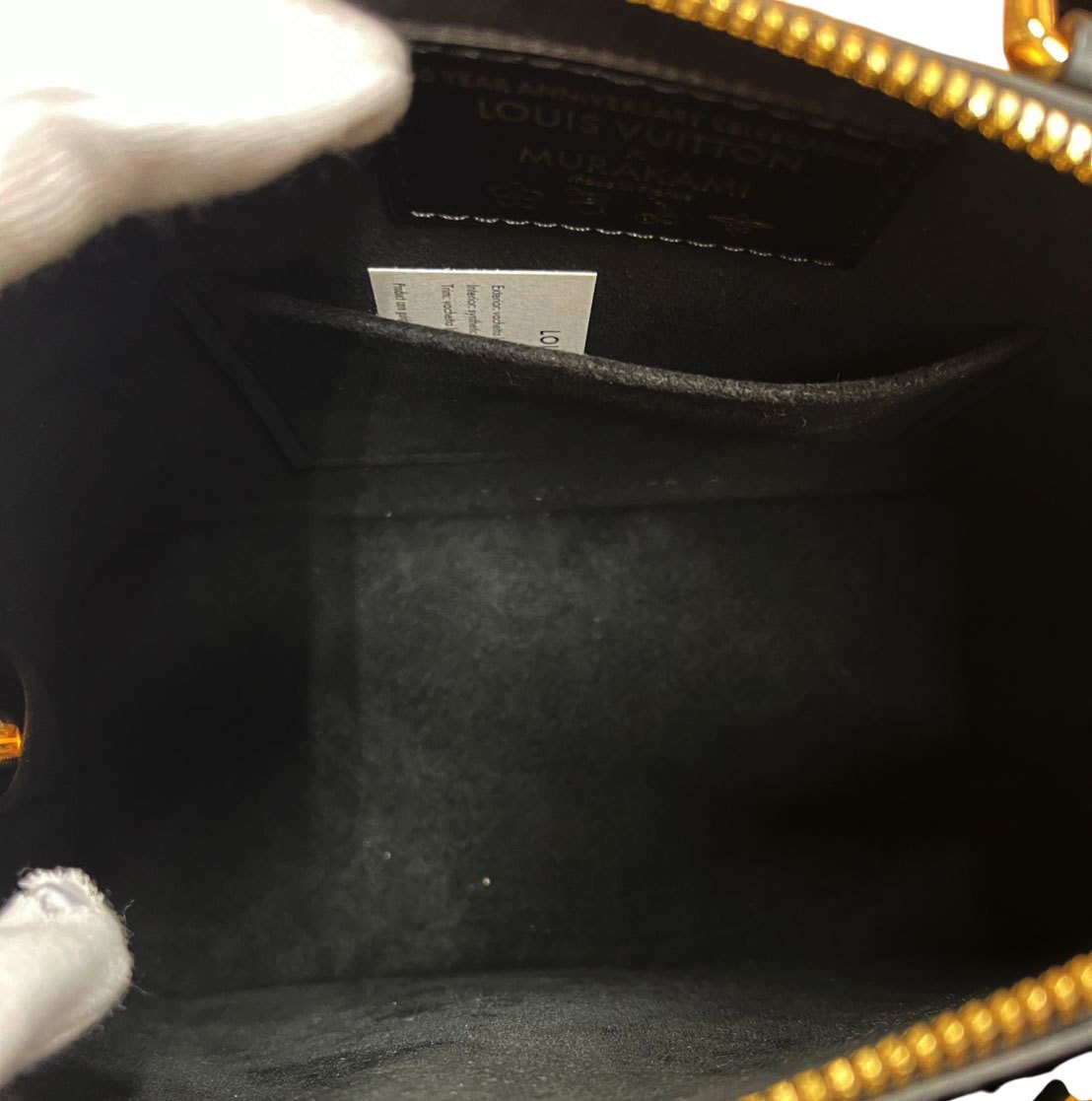 ルイヴィトン LOUIS VUITTON エピ アルマBB M13670 LV×村上隆 ノワール