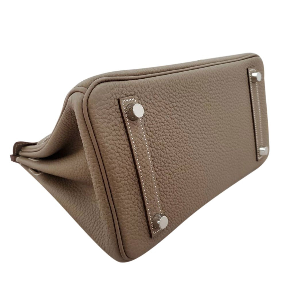 エルメス HERMES バーキン25 トゴ エトゥープ SV金具 W刻印