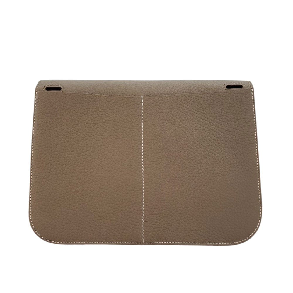 Hermes HERMES Arzan 25 Taurillon Etoupe W stamp G hardware