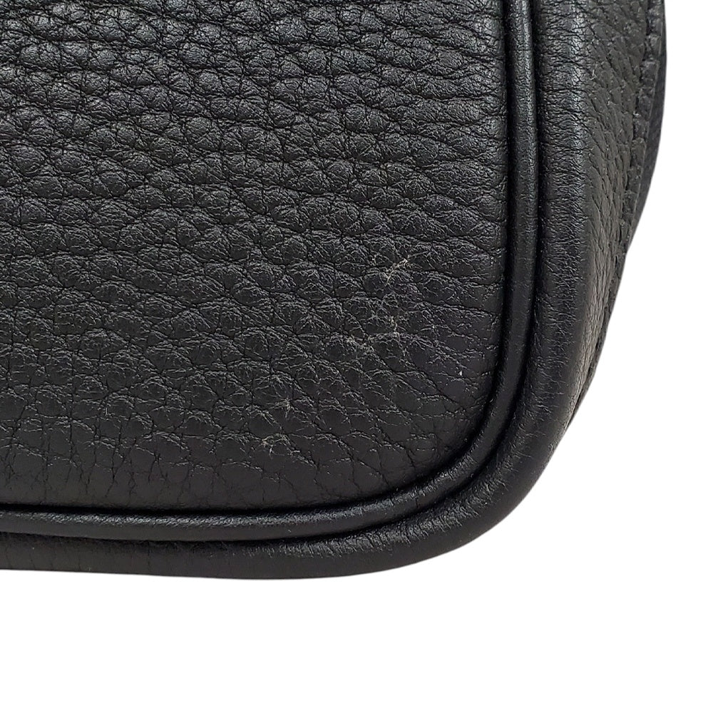 エルメス HERMES ガーデンパーティPM ノワール トワルアッシュ B刻印 SV金具/MA2508005