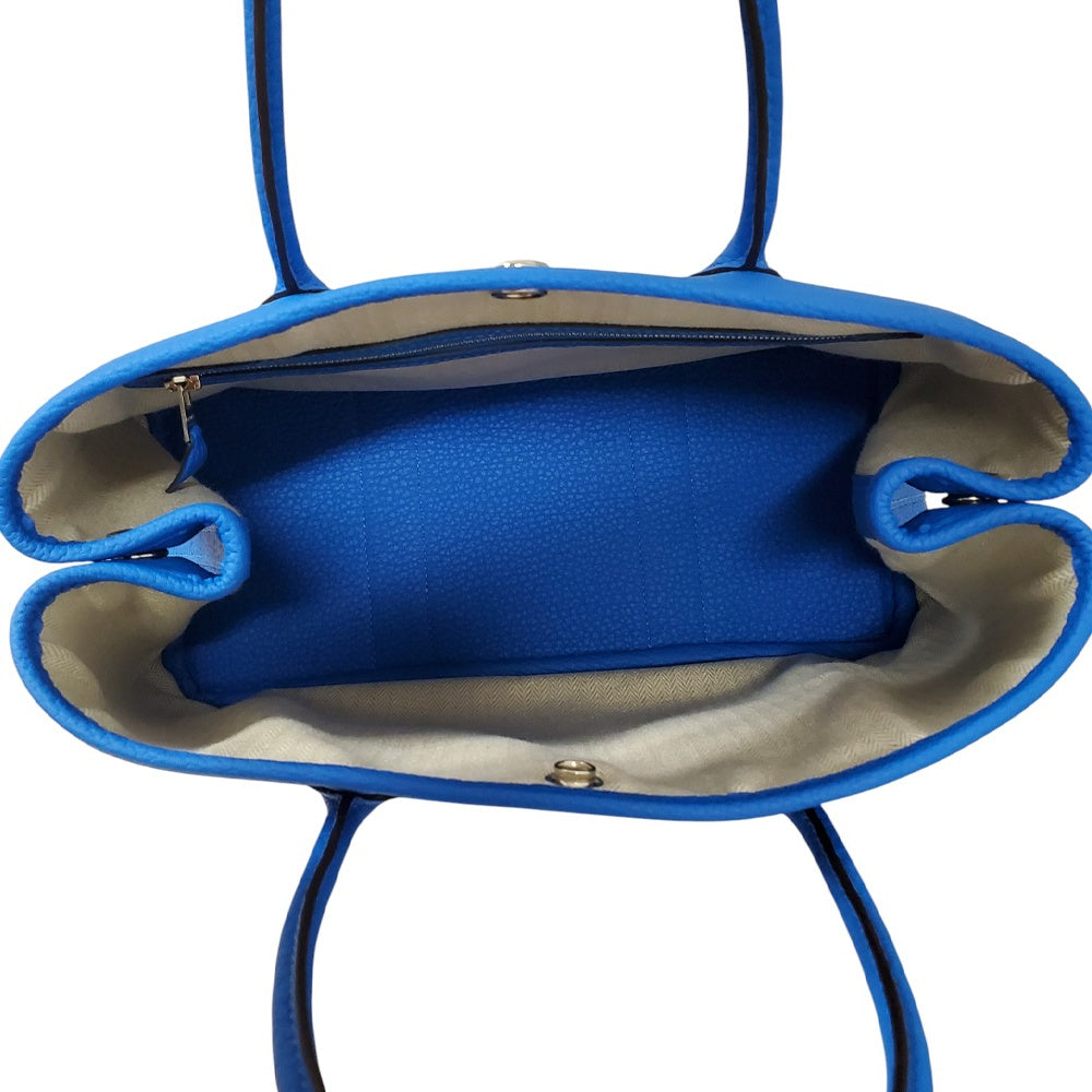 エルメス HERMES ガーデンパーティTPM ネゴンダ ブルーイドラ SV金具 W刻印/MA2410023