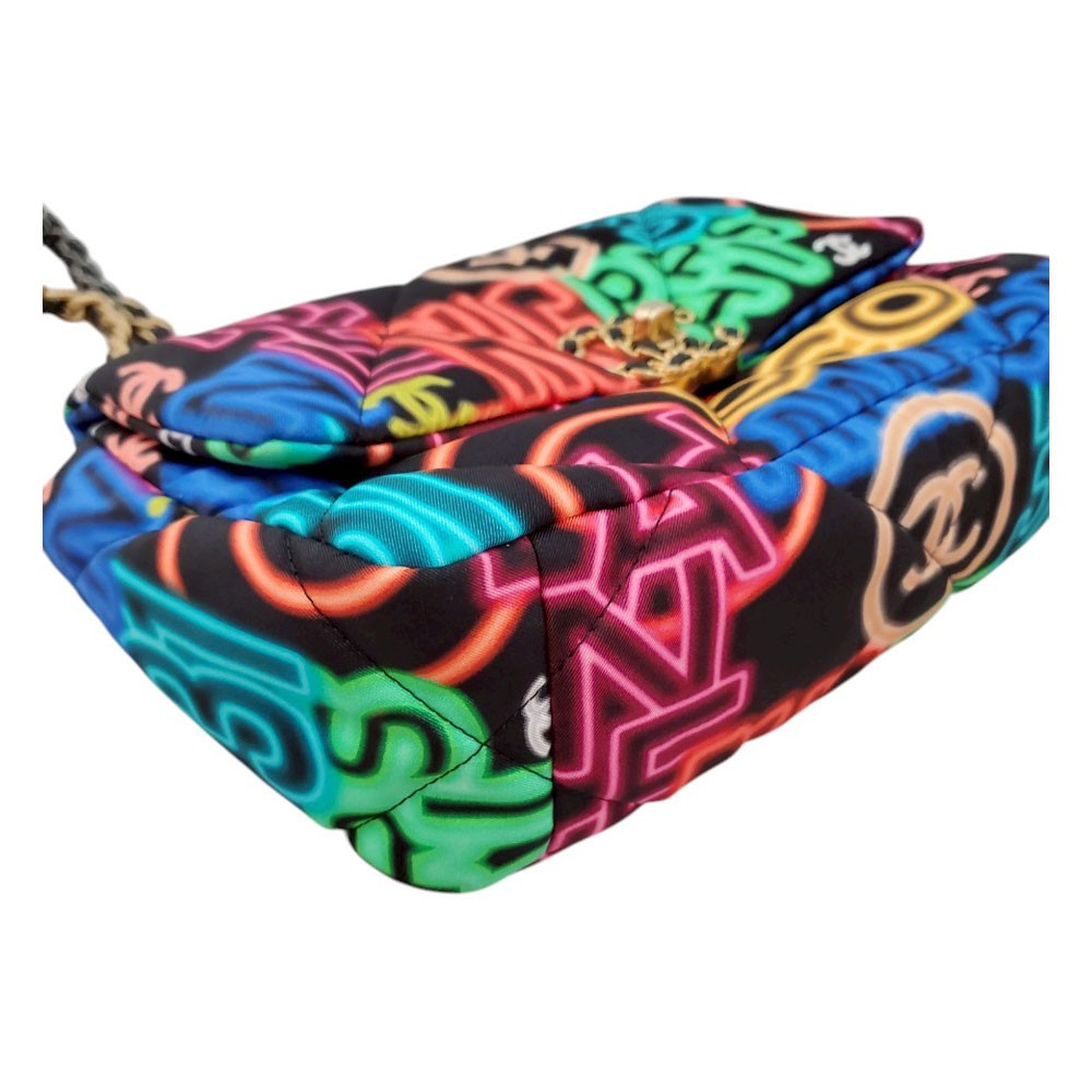 シャネル CHANEL AS1160 ネオンカラー キルティング フラップバッグ ネオン チェーンショルダーバッグ