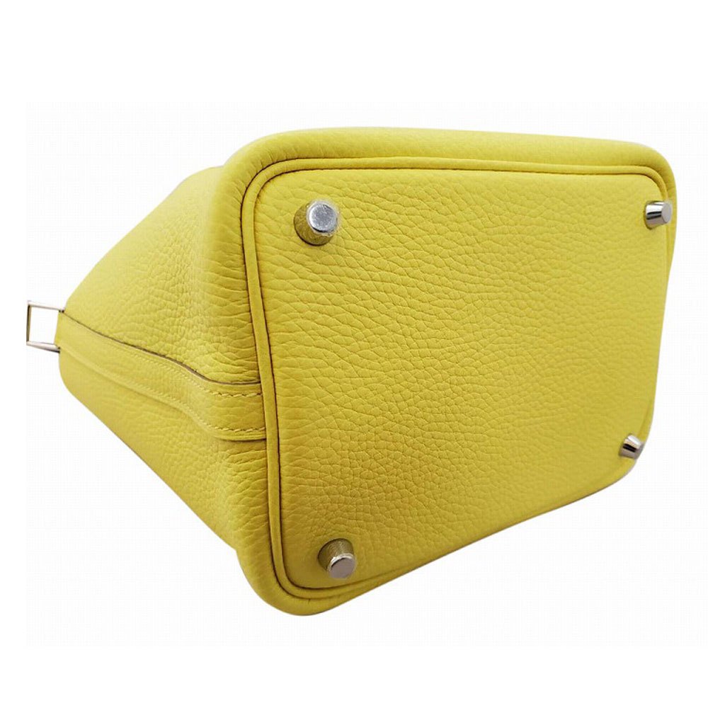 エルメス HERMES ピコタンロックPM トリヨン ライム B刻印 SV金具