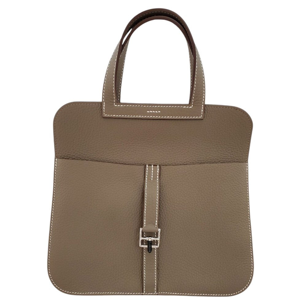 Hermes HERMES Arzan 25 Taurillon Etoupe W stamp G hardware