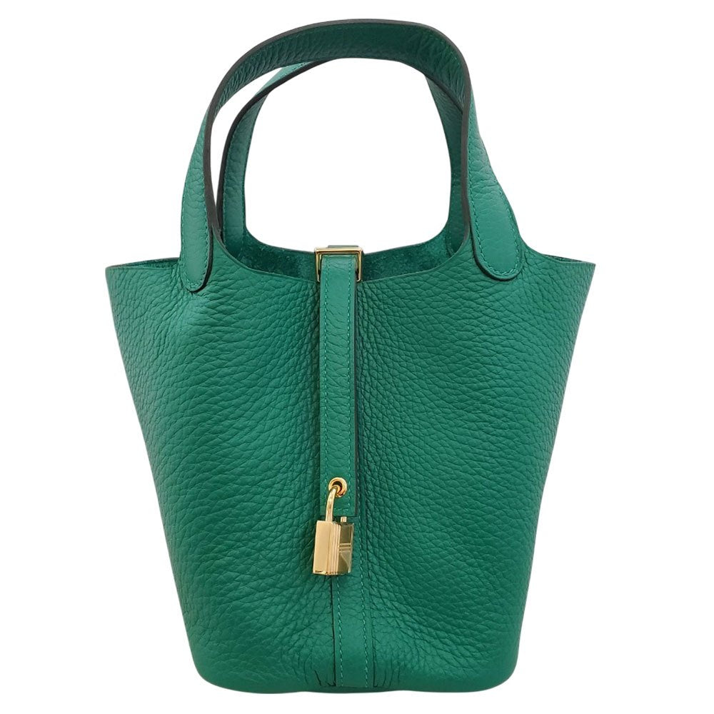 エルメス HERMES ピコタンロックPM トリヨン ヴェールヴェルティゴ