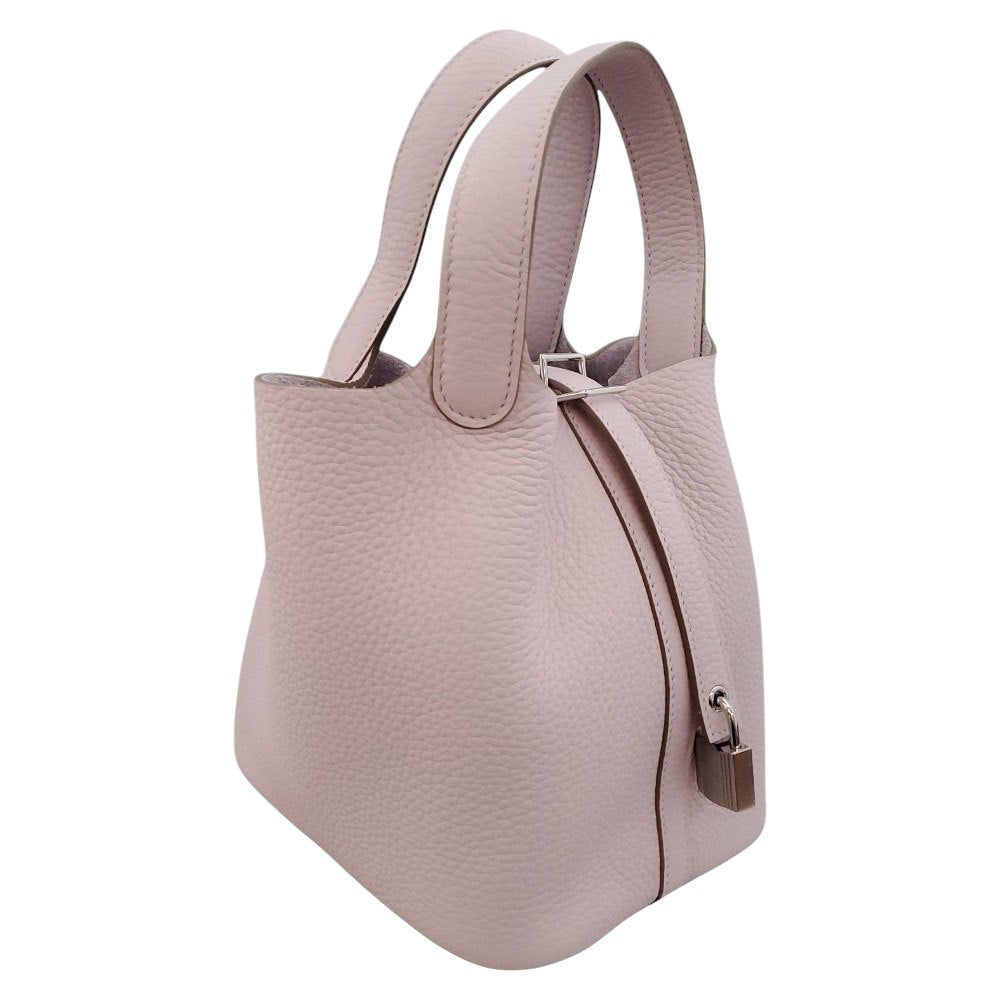 エルメス HERMES ピコタンロックPM トリヨン モーヴペール SV金具 W刻印
