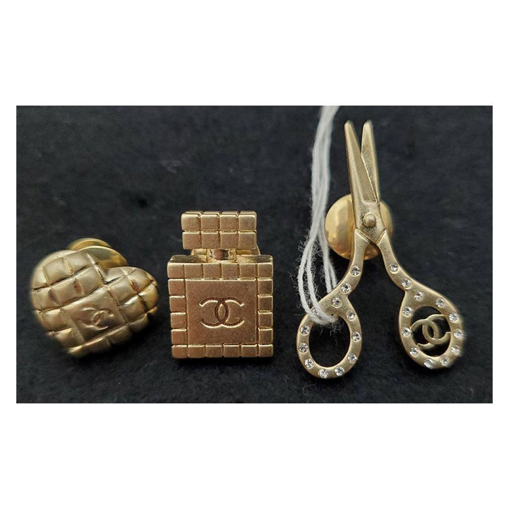 シャネル CHANEL CCハート アトマイザー ハサミ 3点セット P/B
