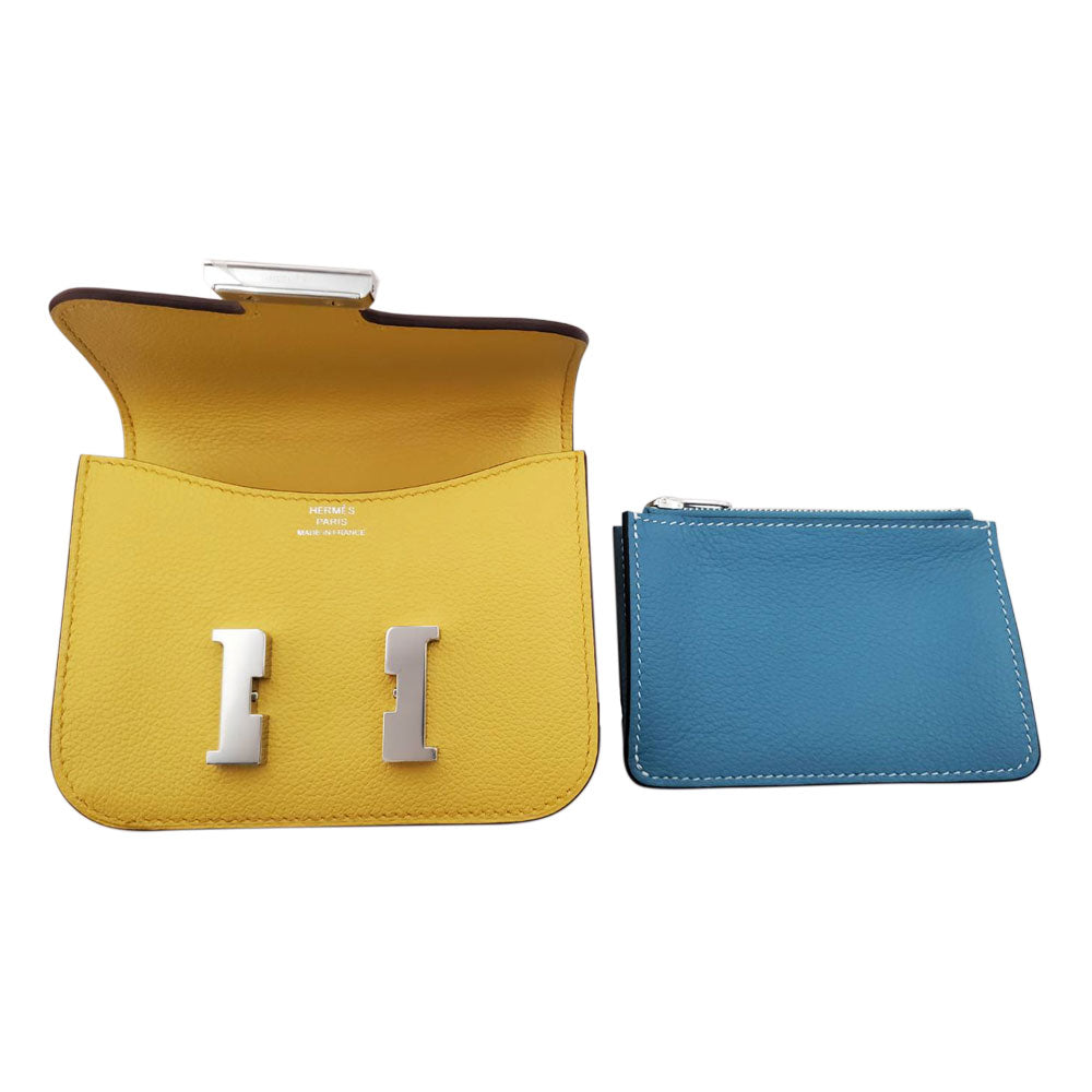 エルメス HERMES コンスタンススリム ヴェルソ エバーカラー サン/ブルージーン