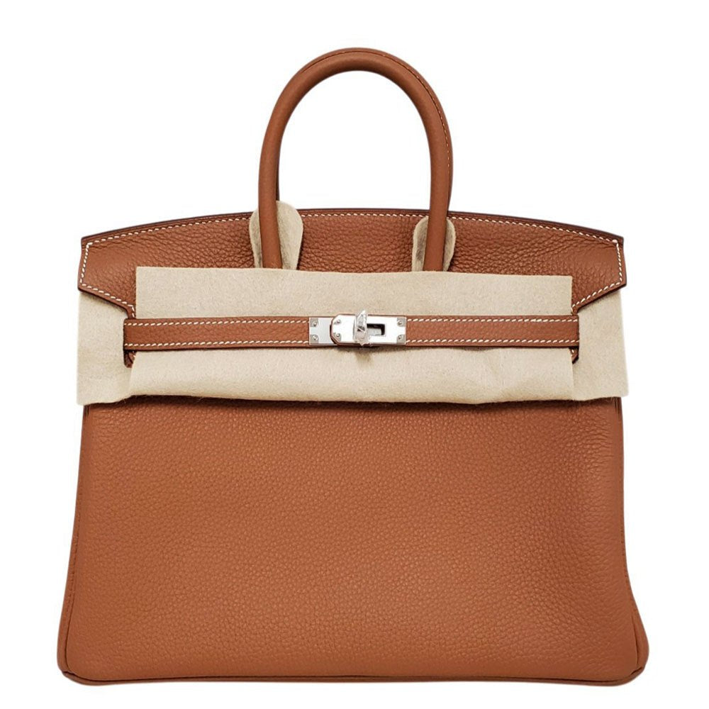 エルメス HERMES バーキン25 トゴ ゴールド SV金具 K刻印/AT2610024