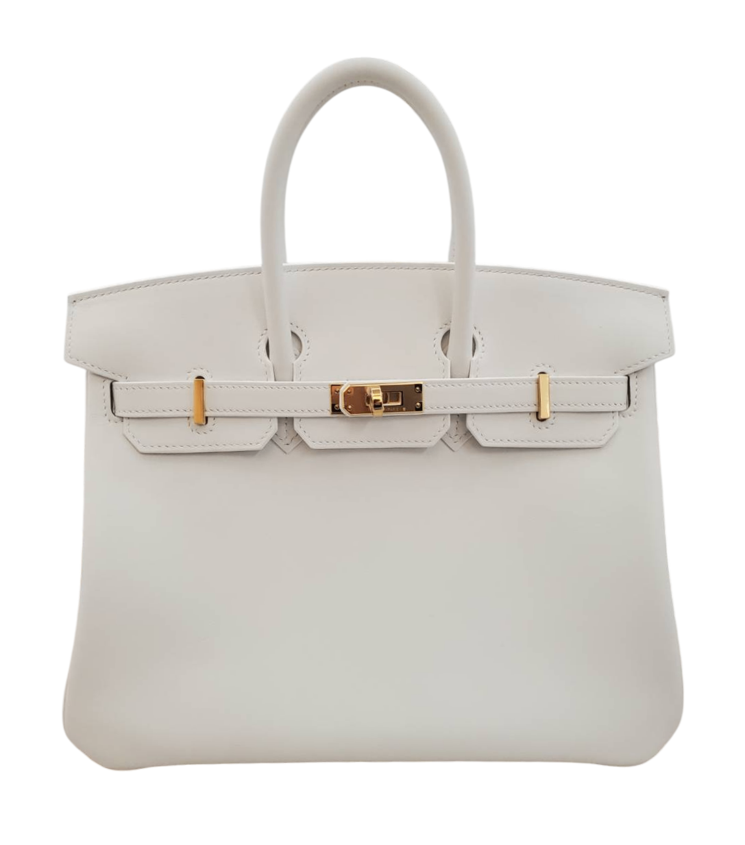 Hermes Birkin 25 New White Swift
