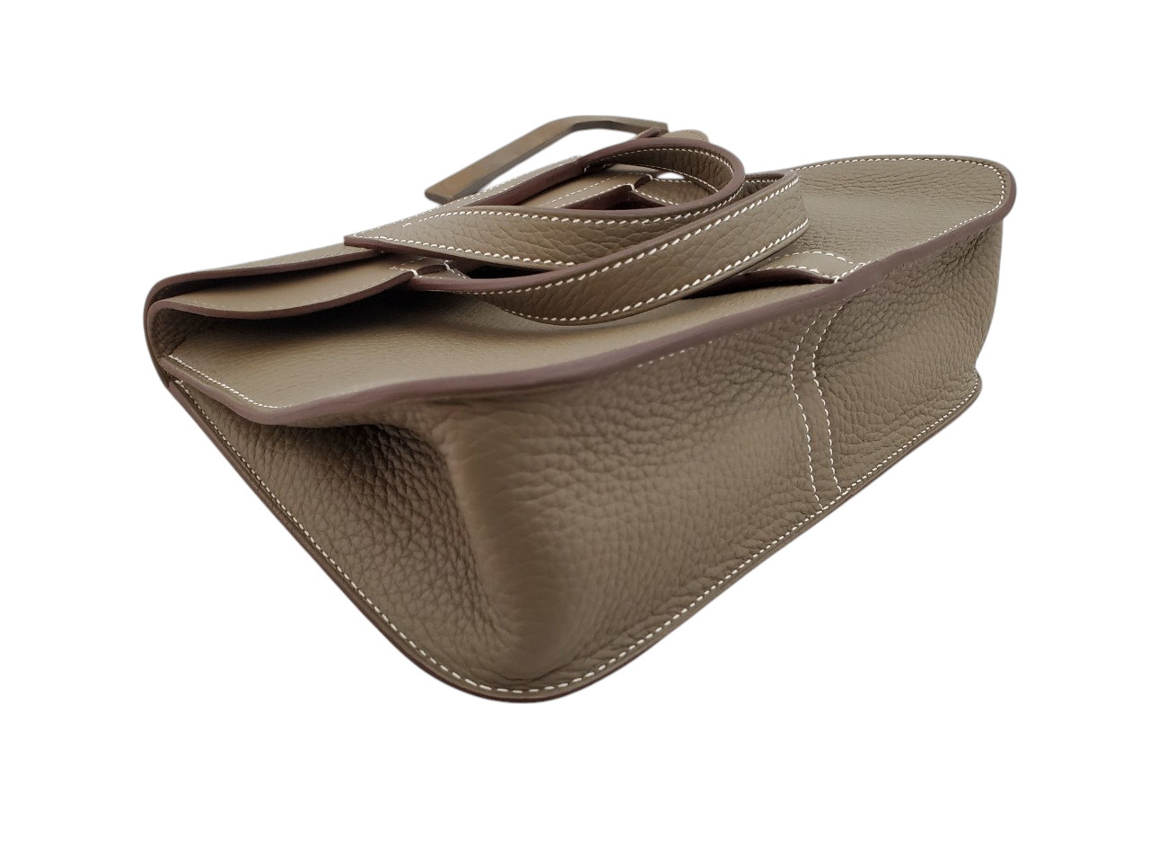 エルメス HERMES アルザン25 トリヨン エトゥープ W刻印 G金具