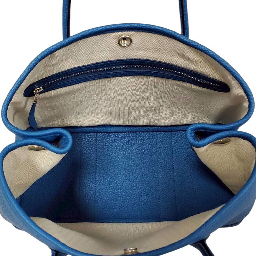 エルメス HERMES ガーデンパーティTPM ネゴンダ ブルーウートゥルメール SV金具 K刻印/AT250939