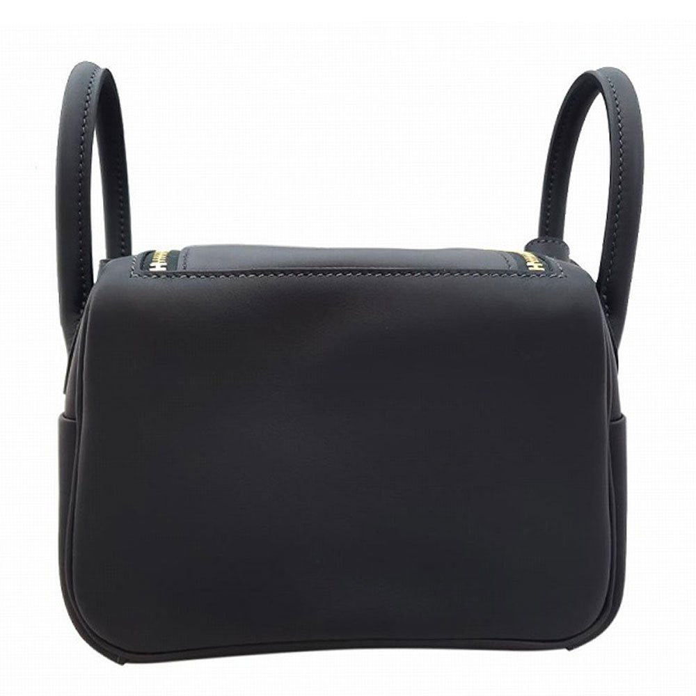 HERMES Lindy Mini 20 Verso Swift Cabane/Blue Frida