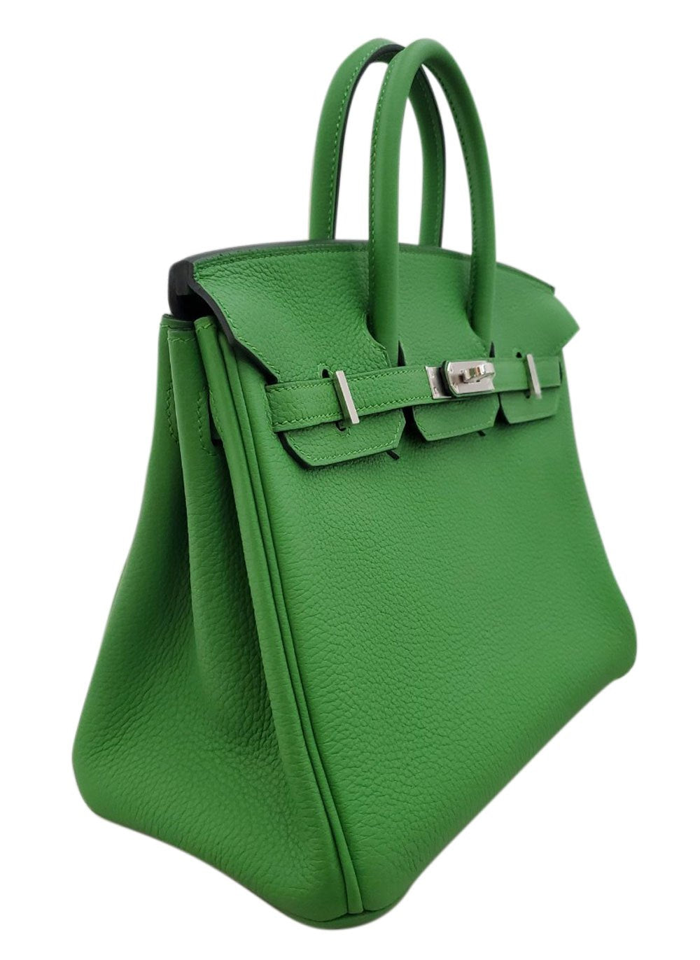 Hermes Birkin 25 Togo Vert Yucca B stamped SV hardware