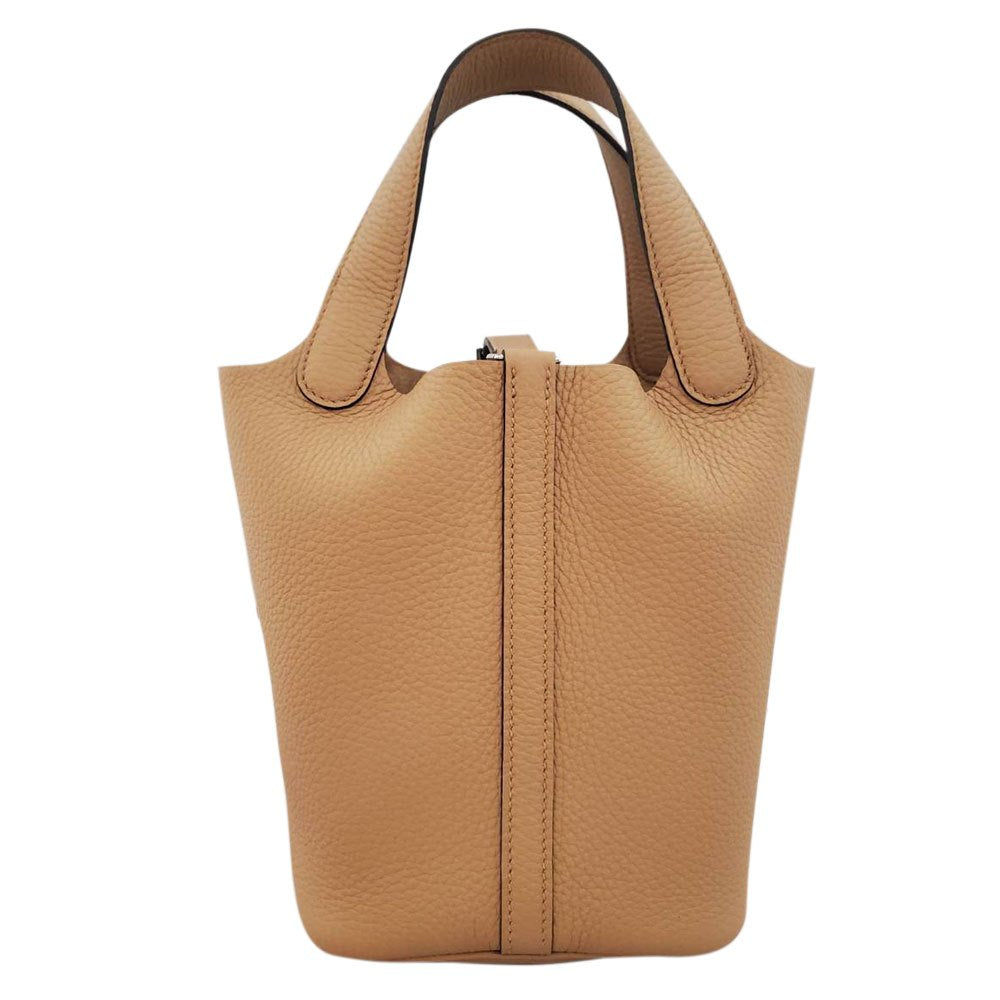 エルメス HERMES ピコタンロックPM トリヨン チャイ U刻印 SV金具
