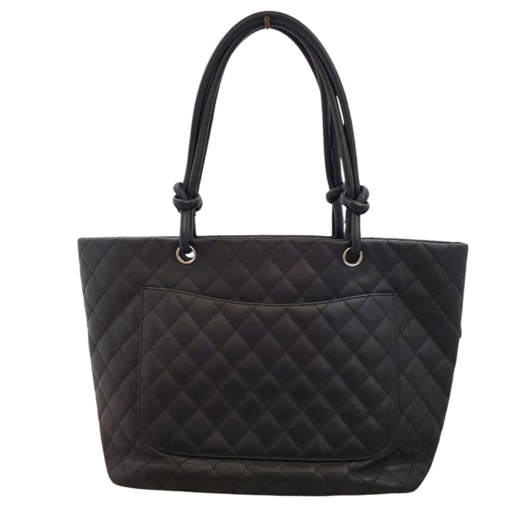 CHANEL Lambskin Cambon Line Large Tote Bag A25168