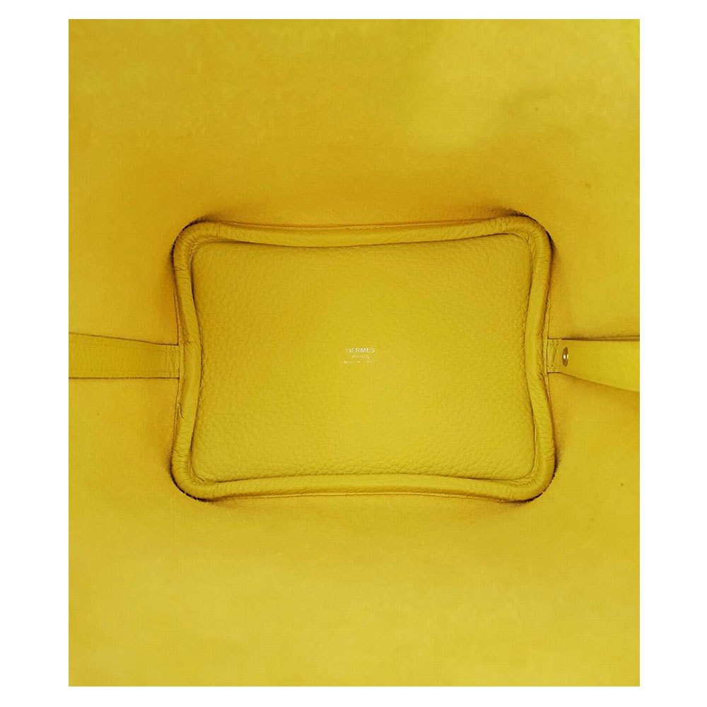 エルメス HERMES ピコタンロックPM トリヨン ライム B刻印 SV金具