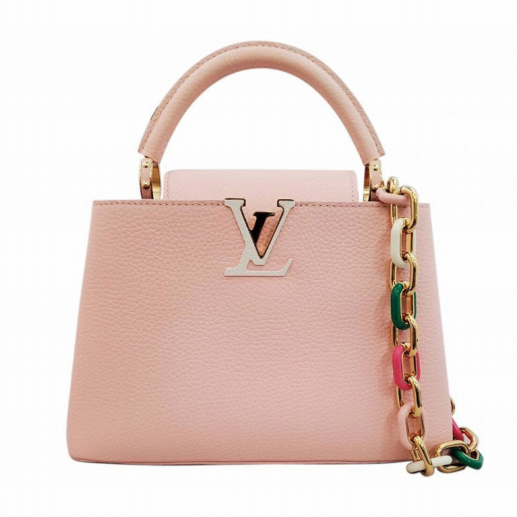 Louis Vuitton Capucines BB M21643 Taurillon Rose Jasmine