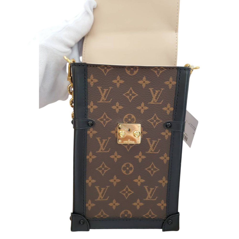ルイヴィトン LOUIS VUITTON モノグラム ポシェットトランク ヴェルティカル M63913