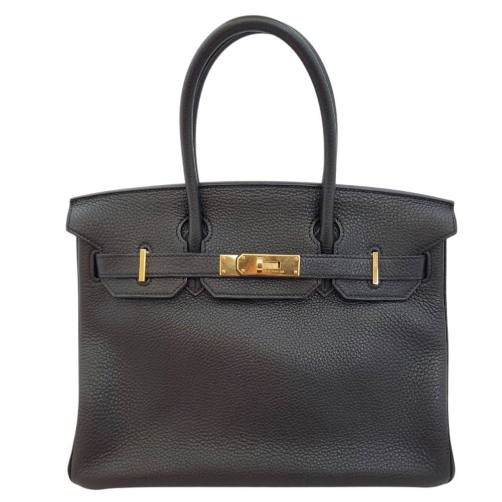 エルメス HERMES バーキン30 ノワール トゴ □N刻印 G金具