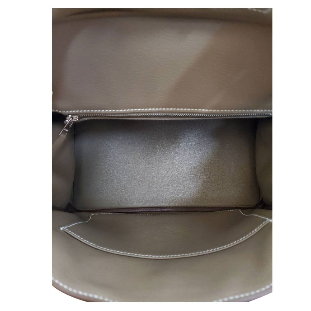 エルメス HERMES バーキン25 トゴ エトゥープ SV金具 W刻印