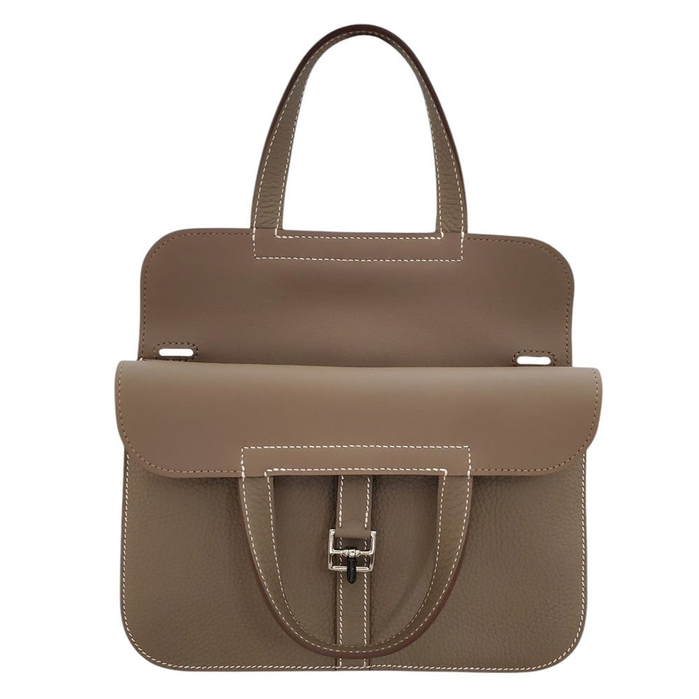 Hermes HERMES Arzan 25 Taurillon Etoupe W stamp G hardware
