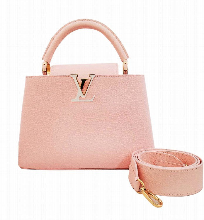 Louis Vuitton Capucines BB M21643 Taurillon Rose Jasmine