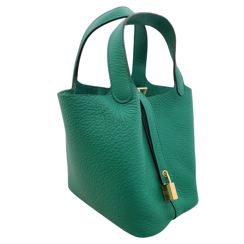 エルメス HERMES ピコタンロックPM トリヨン ヴェールヴェルティゴ