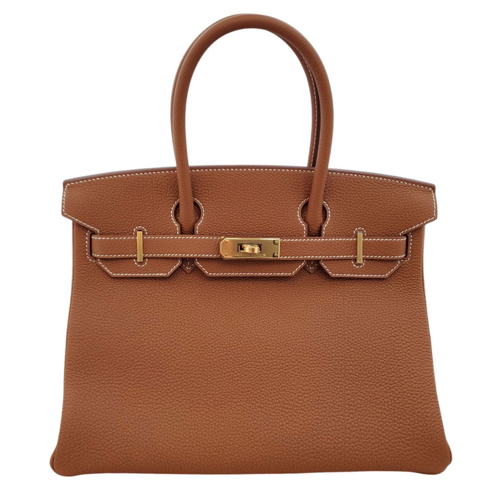 エルメス HERMES バーキン30 トゴ ゴールド W刻印 G金具