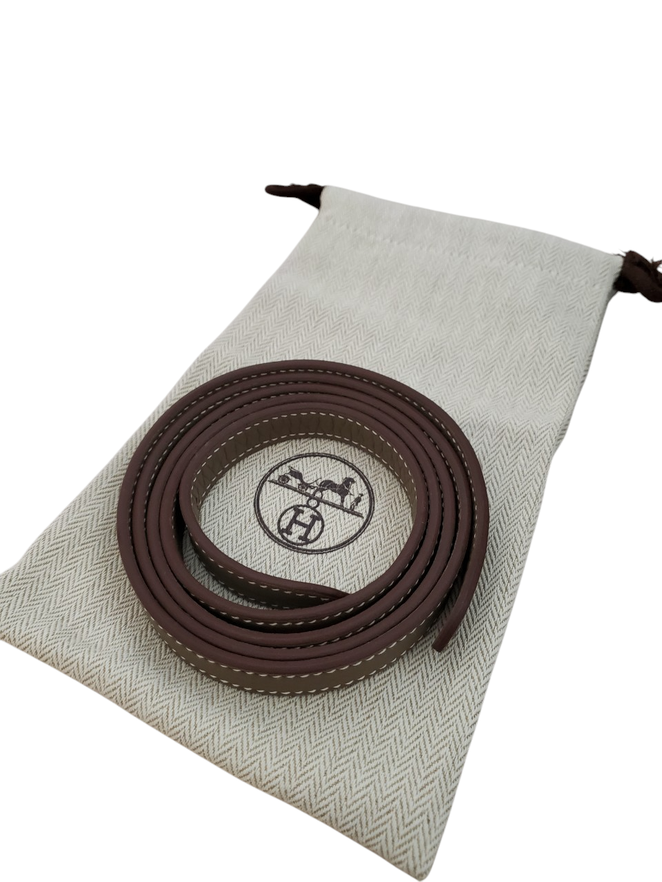 エルメス HERMES アルザン25 トリヨン エトゥープ W刻印 G金具