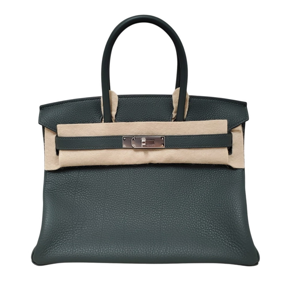 エルメス HERMES バーキン30 トゴ ヴェールマングローブ SV金具 K刻印/MA2609027