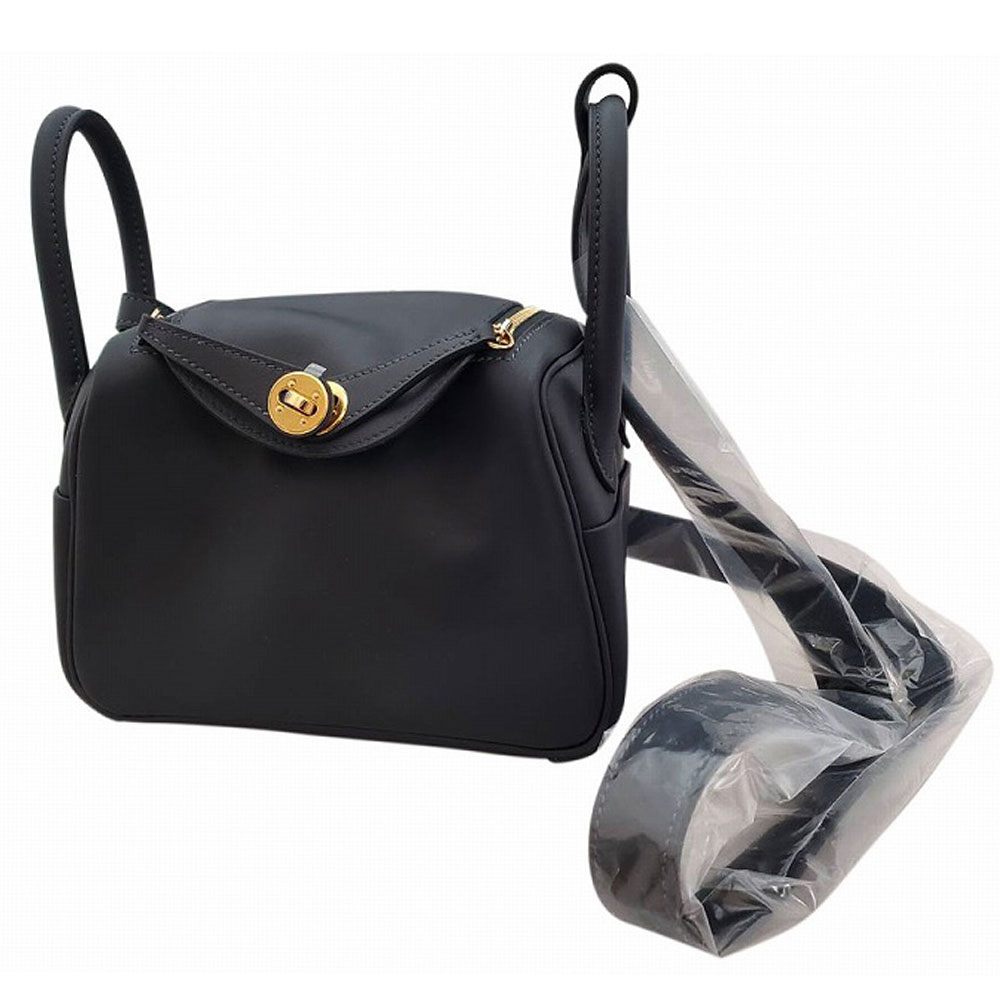 HERMES Lindy Mini 20 Verso Swift Cabane/Blue Frida