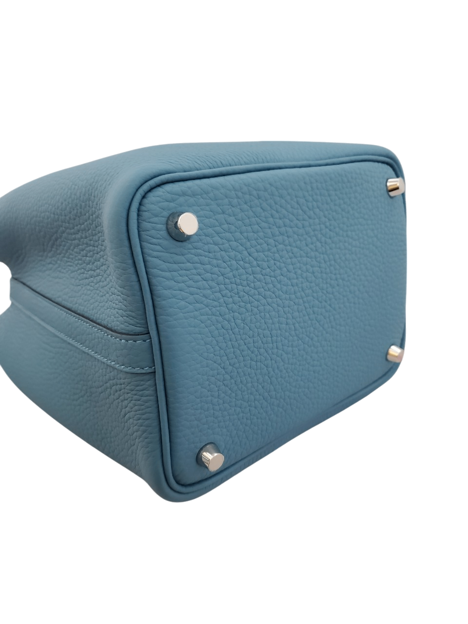エルメス HERMES ピコタンロックPM ニューブルージーン/モーヴペール トリヨン W刻印 SV金具