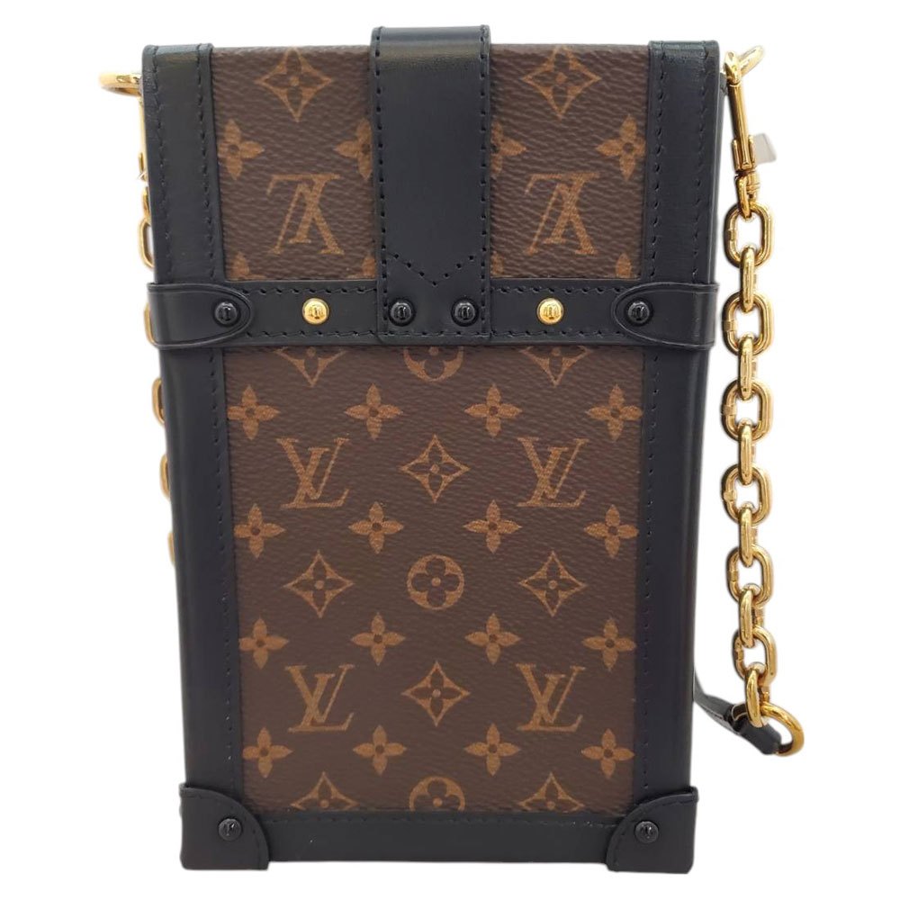ルイヴィトン LOUIS VUITTON モノグラム ポシェットトランク ヴェルティカル M63913
