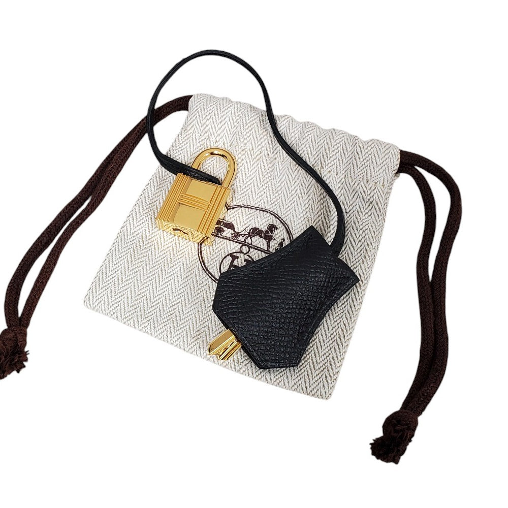 エルメス HERMES ケリー28 ノワール エプソン 外縫い Y刻印 G金具/MA2508003