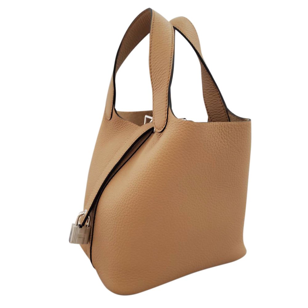 エルメス HERMES ピコタンロックPM トリヨン チャイ U刻印 SV金具