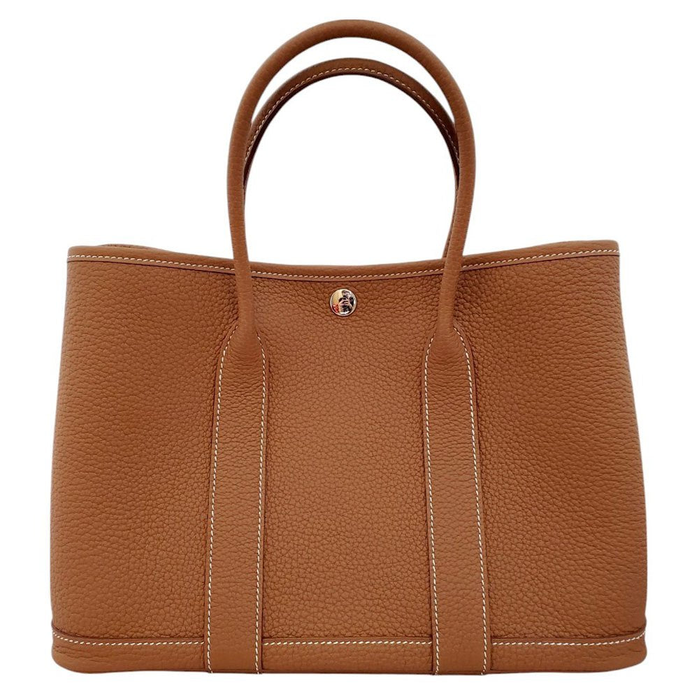 Hermes HERMES Garden Party PM Negonda Gold K Stamp Silver Hardware