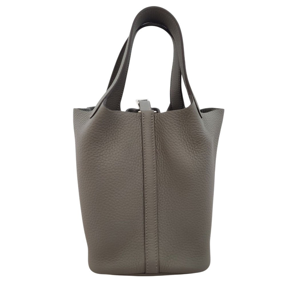 エルメス HERMES ピコタンロックPM トリヨン グリメイヤ― SV金具 W刻印