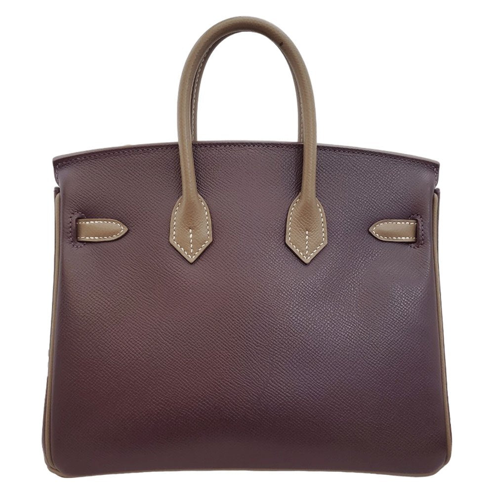 Hermes HERMES Birkin 25 Personal Order Epson Raisin/Etoupe