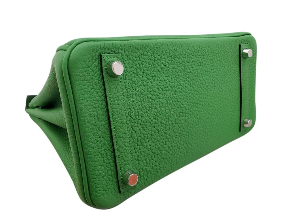 Hermes Birkin 25 Togo Vert Yucca B stamped SV hardware