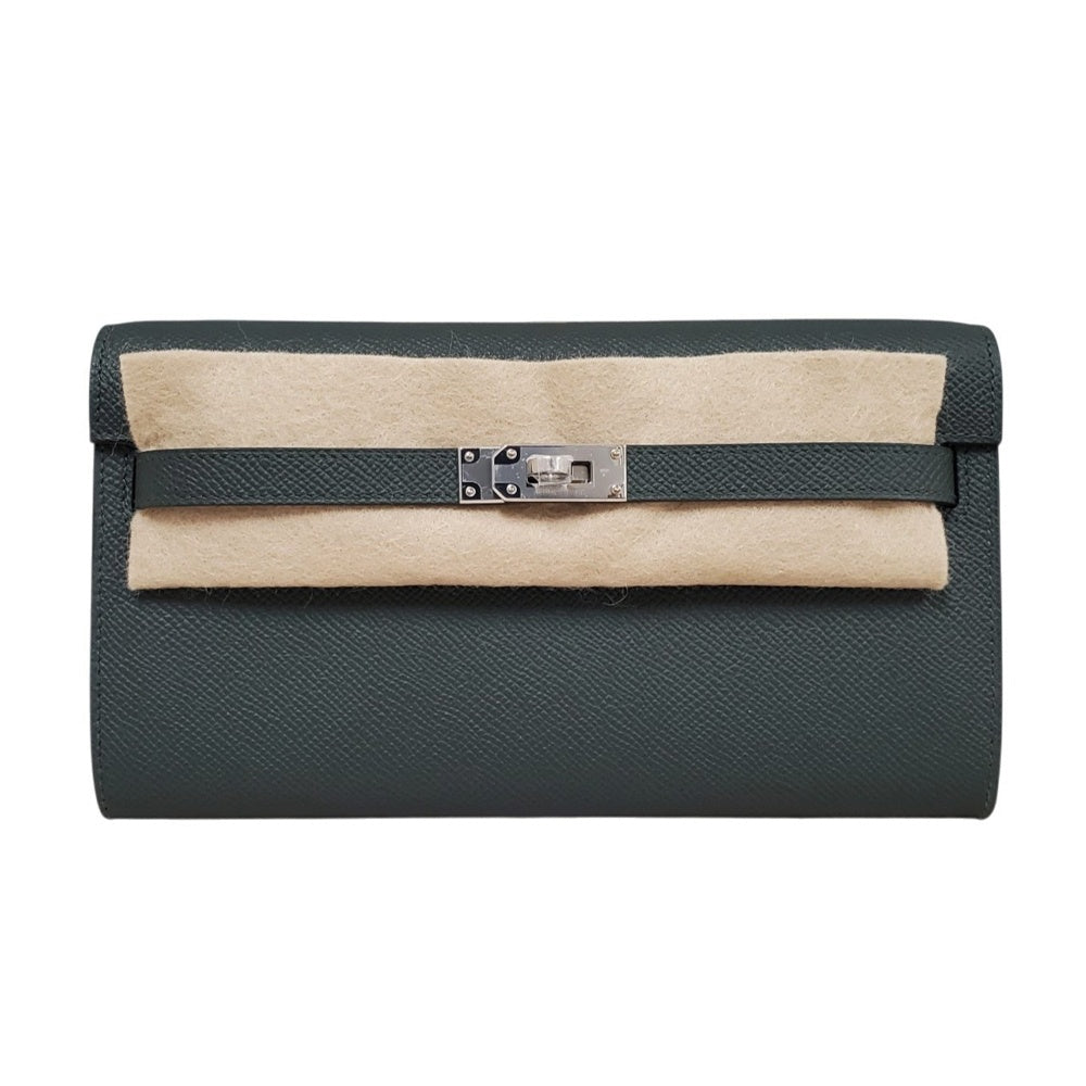 エルメス HERMES ケリートゥゴー エプソン ヴェールマングローブ SV金具 K刻印/AT251242