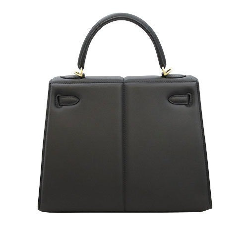 Hermes Kelly 25 Padded Swift Noir