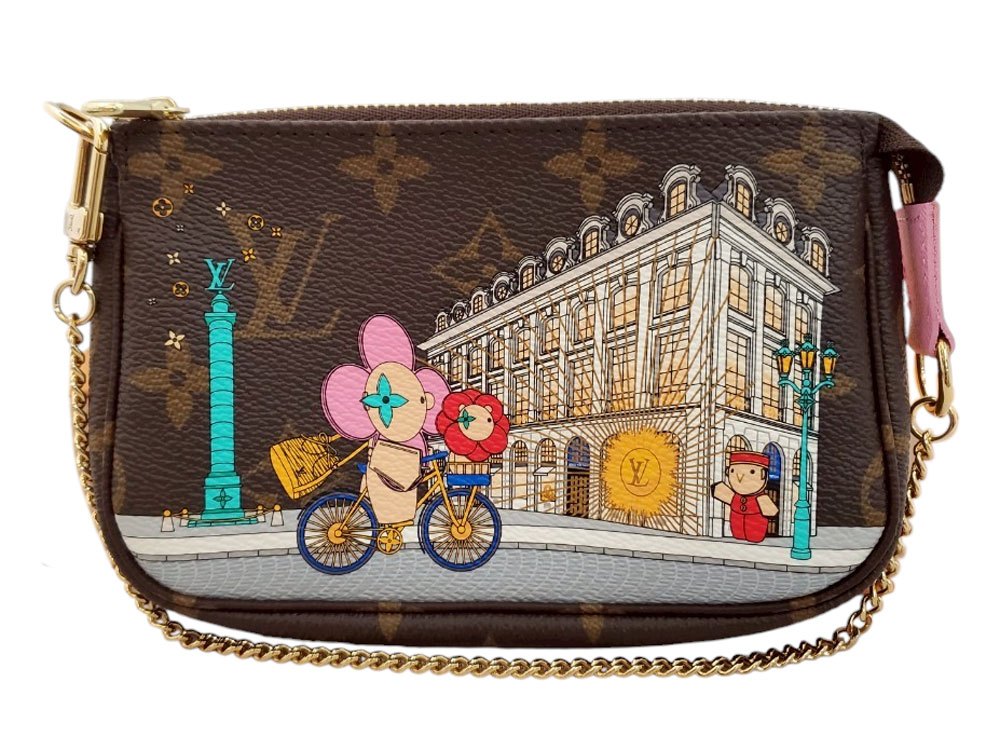 Louis Vuitton LOUIS VUITTON Monogram Mini Pochette Accessory M81760 Brown/Vivienne