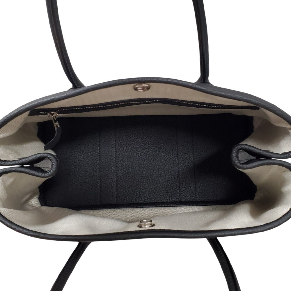 エルメス HERMES ガーデンパーティTPM ネゴンダ ノワール SV金具 W刻印/MA2410050