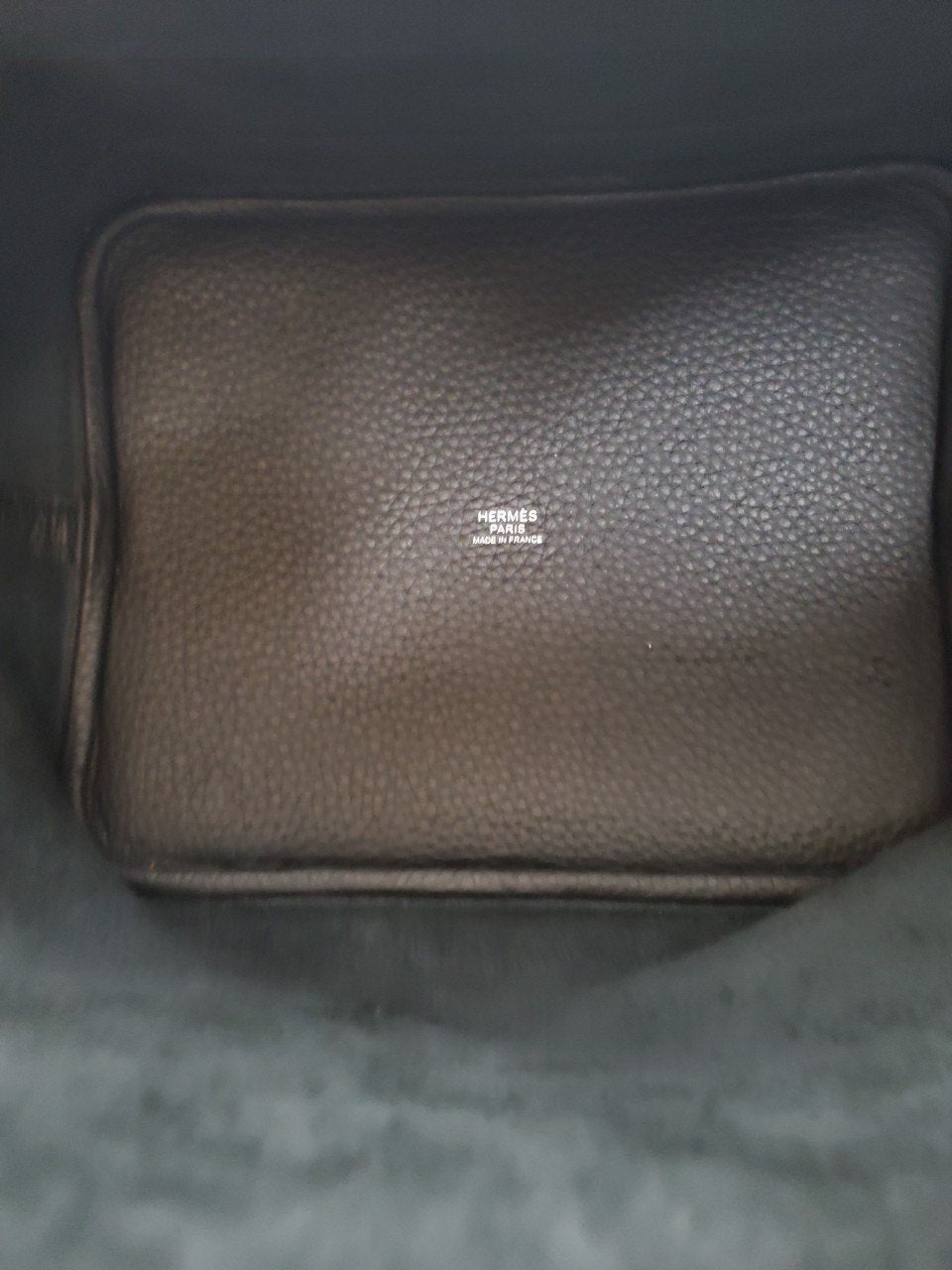 エルメス HERMES ピコタンロックMM トリヨン ノワール W刻印 SV金具